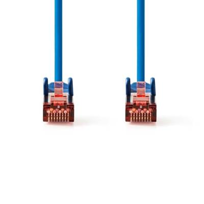 CAT6-kabel | RJ45 Male | RJ45 Male | S/FTP | 0.50 m | Rond | LSZH | Blauw