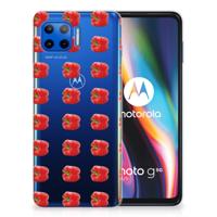 Motorola Moto G 5G Plus Siliconen Case Paprika Red - thumbnail