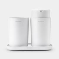 Brabantia renew badkameraccessoires set van 3 white - thumbnail