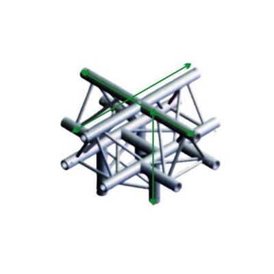 Showtec PT30 Driehoek truss 025 5-weg kruis met down 90g apex up