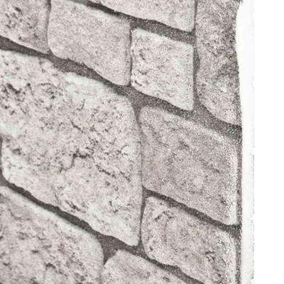 VidaXL 10 st wandpanelen 3d grijze baksteen eps