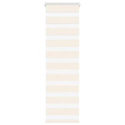 VidaXL Zebra blind 45x150 cm stofbreedte 40,9 cm polyester marmerbeige VidaXL Zebra blind 45x150 cm stofbreedte 40,9 cm polyester marmerbeige