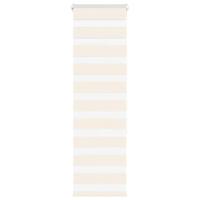 VidaXL Zebra blind 45x150 cm stofbreedte 40,9 cm polyester marmerbeige - thumbnail