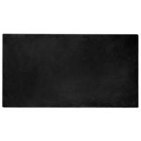 Nep Konijnenbont Tapijt Olite Zwart 80 x 150 cm Polyester - thumbnail