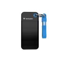Verbatim Pocket 1 TB Externe SSD harde schijf USB-C 3.2 Gen 2 Zwart, Blauw 32191 - thumbnail