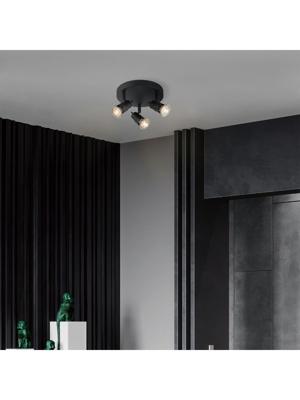 Light depot - LED opbouwspot Cilindro 3L - zwart - Outlet