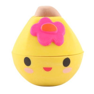 Ylvi & the Minimoomis gum junior 4,1 x 6,5 cm rubber geel