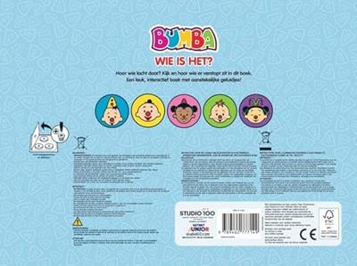 Studio 100 Bumba geluidenboek - hoor eens wie daar is!