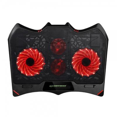 Esperanza EGC102 laptop cooling pad 2000 RPM Zwart