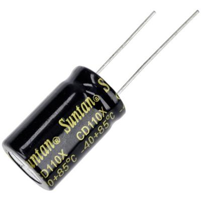Suntan TS13DE1C472MSB0C0R Elektrolytische condensator 7.5 mm 4700 µF 16 V 20 % (l x b) 25 mm x 16 mm 1 stuk(s)