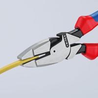 Knipex Kracht-kombitang "Lineman&apos;s Pliers" Amerikaans model | Meer-componentengrepen | Zwart geatramenteerd | Lengte 240 mm | - thumbnail