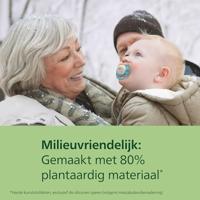 Verpakking van 4 Ultra Air fopspenen - PHILIPS AVENT - SCF087/27 - Dag en Nacht - BPA-vrij - 18 maanden en ouder - Groen/Oranje - thumbnail