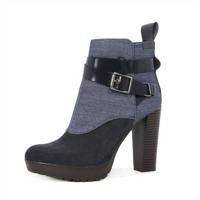 G-Star kate blauwe enkellaars-36 - thumbnail