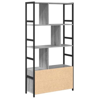Boekenkast Grijs sonoma 80 x 30 x 155,5 cm Bewerkt hout - thumbnail