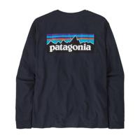 Patagonia Long-Sleeved P-6 Logo Responsibili-Tee Shirt Heren New Navy L - thumbnail