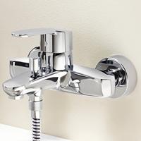 GROHE Eurostyle Cosmopolitan badkraan met omstel en koppelingen chroom 33591002 - thumbnail