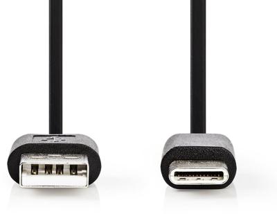Nedis USB-Kabel | USB-C Male | USB-A Male | 480 Mbps | 3 m | 1 stuks - CCGB60600BK30 CCGB60600BK30 Nedis USB-Kabel | USB-C Male | USB-A Male | 480 Mbps | 3 m | 1 stuks - CCGB60600BK30 CCGB60600BK30
