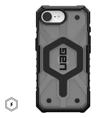 Urban Armor Gear Pathfinder Outdoor telefoonhoes Apple iPhone 17e, iPhone 16e Grijs, Transparant Inductieve lading, MagSafe compatible, Stootbestendig Urban Armor Gear Pathfinder Outdoor telefoonhoes Apple iPhone 17e, iPhone 16e Grijs, Transparant Inductieve lading, MagSafe compatible, Stootbestendig