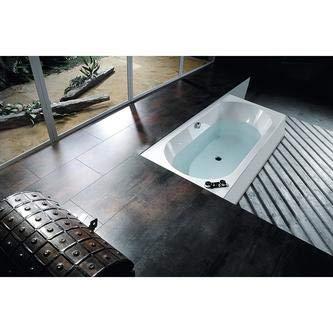 Ligbad Polysan Astra Inbouw 165x80x48 cm Asymmetrisch Links Wit Polysan