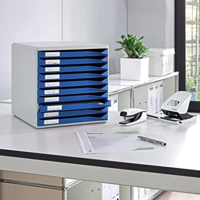 Leitz Ladebox 5281-00-35 Blauw Aantal vakken: 10 Leitz Ladebox 5281-00-35 Blauw Aantal vakken: 10