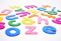 Tickit Doorschijnende Letters Regenboog - thumbnail