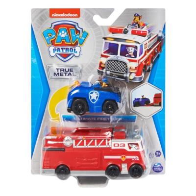 Paw Patrol True Metal Teamvoertuig Brandweerwagen en Chase-Reddingsvoertuig Paw Patrol True Metal Teamvoertuig Brandweerwagen en Chase-Reddingsvoertuig