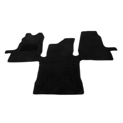 Automatten voorzijde - zwart stof - Ford Transit 4 2000-2014