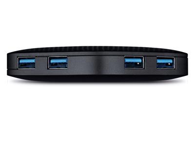 TP-LINK UH400 UH400 USB-hub 4 poorten USB-A USB 3.0 5 GBit/s Zwart TP-LINK UH400 UH400 USB-hub 4 poorten USB-A USB 3.0 5 GBit/s Zwart