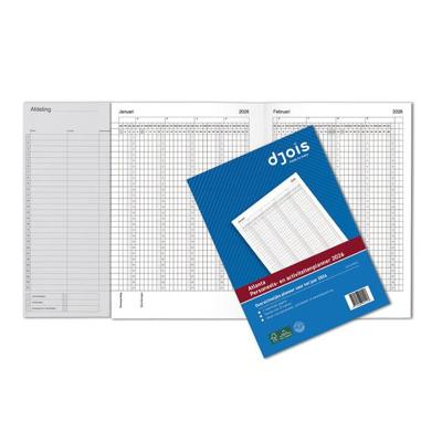 Jaarplanner 2026 djois personeel- en activiteiten | 5 stuks