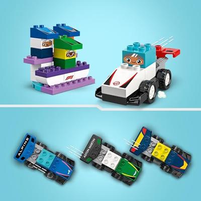 LEGO DUPLO F1 team racewagens en coureurs 10445 - thumbnail