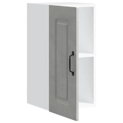 Keukenwandkast Kalmar bewerkt hout betongrijs Keukenwandkast Kalmar bewerkt hout betongrijs