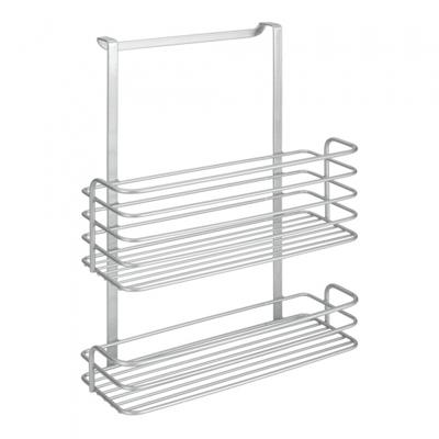 Metaltex Oasis Rek 2 Etages 26x11x36 cm Zilver