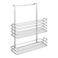 Metaltex Oasis Rek 2 Etages 26x11x36 cm Zilver - thumbnail