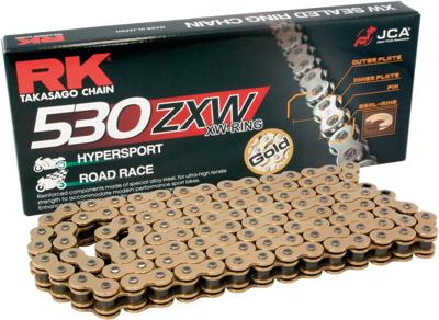 RK Chains 530 zxw 102 n gold/gold open