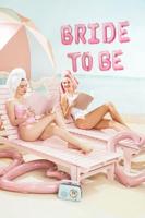Folieballon Set &apos;Bride To Be&apos; Roze (340x35 cm) - thumbnail
