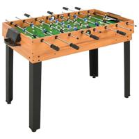 VidaXL Multispeeltafel 15-in-1 121x61x82 cm esdoornkleurig - thumbnail