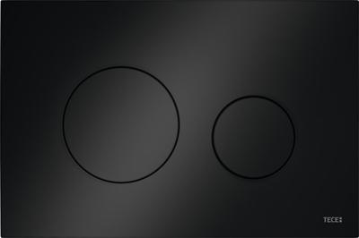Bedieningsplaat TECE Loop Met Duospoeltechniek Zwart TECE