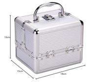 Make-up Koffer Zilver - thumbnail