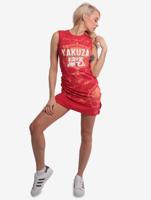 Yakuza / jurk Good Shoot Slash Mini in rood - thumbnail