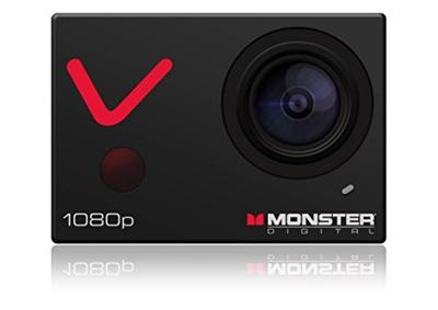 Monster Digital Vision Sports Camera FULL HD 1080p 30F / s-CMOS-sensor, autofocus, hoek 140 ° ultra-groothoek + 15 accessoires