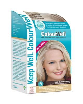 Colourwell 100% Natuurlijke haarkleur licht natuur blond 100 Gram Colourwell 100% Natuurlijke haarkleur licht natuur blond 100 Gram