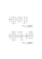 Toiletsluiting InterAcc incl. 6/7mm stift RVS mat - thumbnail