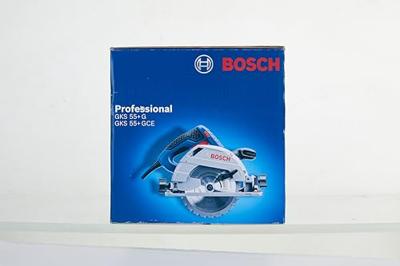 Bosch Blauw GKS 55+ GCE cirkelzaag | 63 mm 1350 Watt - 0601682100 - thumbnail