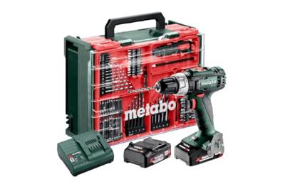 Metabo SB 18 L Set Accu-klopboor/schroefmachine Incl. 2 accus, Incl. lader, Incl. koffer, Incl. accessoires, Brushless