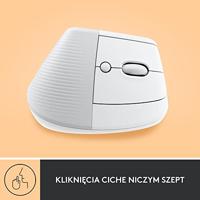 Logitech Lift for Business Wit Ergonomische Draadloze Muis - thumbnail