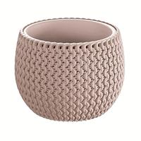 Prosperplast plantenpot|bloempot - kunststof - taupe - D30 x H22 cm - thumbnail