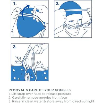 Zwembril Zoggs Predator Blauw Één maat