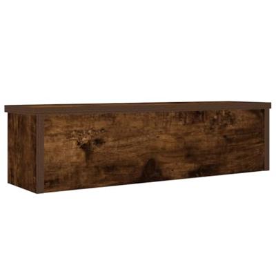 VidaXL Keukenrekken stapelbaar 2 st 60x15x16 cm gerookt eikenkleurig