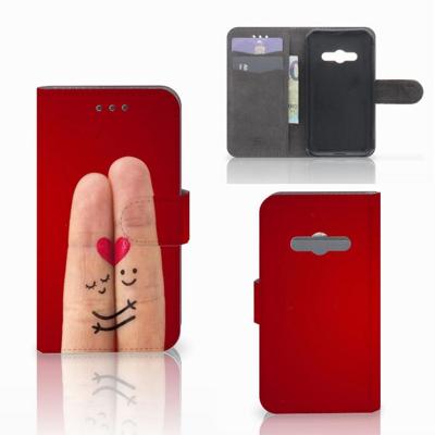Samsung Galaxy Xcover 3 | Xcover 3 VE | Wallet Case | met Pasjes | Liefde - Origineel Romantisch Cadeau Samsung Galaxy Xcover 3 | Xcover 3 VE | Wallet Case | met Pasjes | Liefde - Origineel Romantisch Cadeau