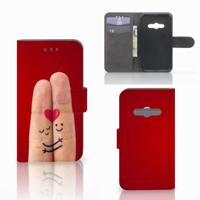 Samsung Galaxy Xcover 3 | Xcover 3 VE | Wallet Case | met Pasjes | Liefde - Origineel Romantisch Cadeau - thumbnail